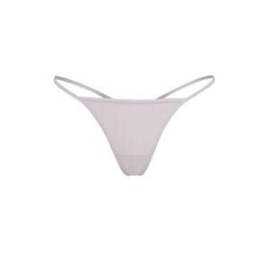 NWT Skims Fits Everybody Thong in Iris Mica 3X Pink Purple Underwear Cotton Sexy